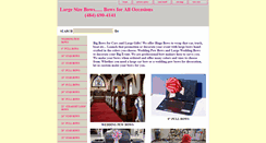 Desktop Screenshot of largesizebows.com