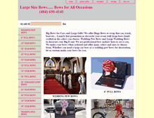 Tablet Screenshot of largesizebows.com